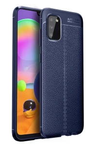 Samsung Galaxy A02S Kılıf Auto Focus Kapak - Lacivert