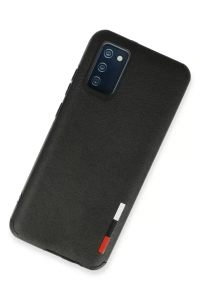 Samsung Galaxy A02S Kılıf Loop Deri Silikon - Siyah