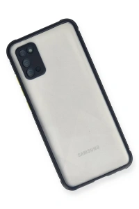 Samsung Galaxy A02S Kılıf Miami Şeffaf Silikon - Lacivert