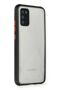 Samsung Galaxy A02S Kılıf Miami Şeffaf Silikon - Siyah
