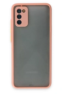 Samsung Galaxy A02S Kılıf Montreal Silikon Kapak - Pembe