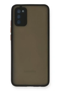 Samsung Galaxy A02S Kılıf Montreal Silikon Kapak - Siyah