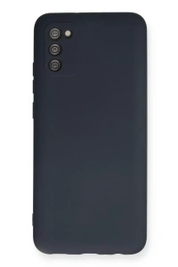 Samsung Galaxy A02S Kılıf Nano içi Kadife Silikon - Lacivert