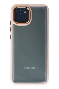 Samsung Galaxy A03 Kılıf Dora Kapak - Pudra