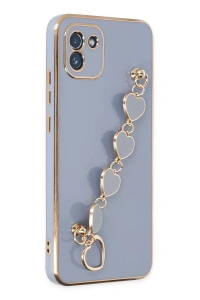 Samsung Galaxy A03 Kılıf Esila Silikon - Gri