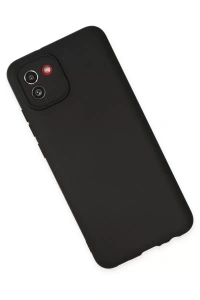 Samsung Galaxy A03 Kılıf First Silikon - Siyah