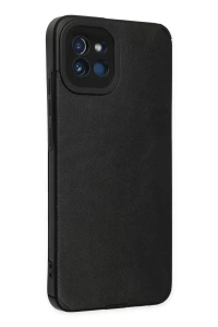 Samsung Galaxy A03 Kılıf Loop Deri Silikon - Siyah