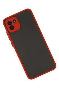 Samsung Galaxy A03 Kılıf Montreal Silikon Kapak - Kırmızı
