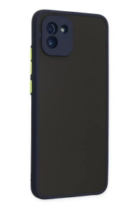 Samsung Galaxy A03 Kılıf Montreal Silikon Kapak - Lacivert