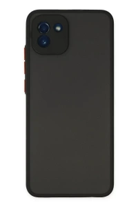 Samsung Galaxy A03 Kılıf Montreal Silikon Kapak - Siyah
