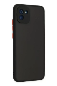Samsung Galaxy A03 Kılıf Montreal Silikon Kapak - Siyah