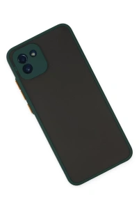 Samsung Galaxy A03 Kılıf Montreal Silikon Kapak - Yeşil