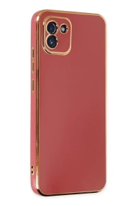 Samsung Galaxy A03 Kılıf Volet Silikon - Kırmızı