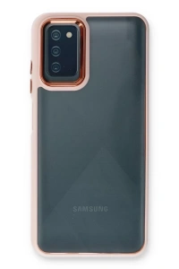 Samsung Galaxy A03S Kılıf Dora Kapak - Pudra
