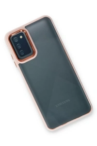 Samsung Galaxy A03S Kılıf Dora Kapak - Pudra