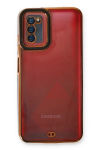 Samsung Galaxy A03S Kılıf Liva Lens Silikon - Siyah