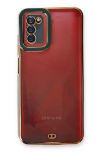 Samsung Galaxy A03S Kılıf Liva Lens Silikon - Yeşil