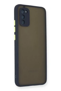 Samsung Galaxy A03S Kılıf Montreal Silikon Kapak - Lacivert