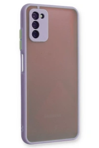 Samsung Galaxy A03S Kılıf Montreal Silikon Kapak - Mor