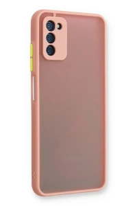 Samsung Galaxy A03S Kılıf Montreal Silikon Kapak - Pembe