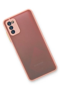 Samsung Galaxy A03S Kılıf Montreal Silikon Kapak - Pembe