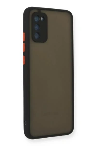 Samsung Galaxy A03S Kılıf Montreal Silikon Kapak - Siyah