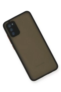 Samsung Galaxy A03S Kılıf Montreal Silikon Kapak - Siyah