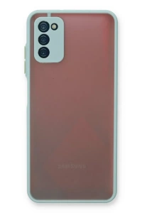 Samsung Galaxy A03S Kılıf Montreal Silikon Kapak - Turkuaz