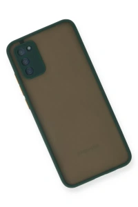 Samsung Galaxy A03S Kılıf Montreal Silikon Kapak - Yeşil