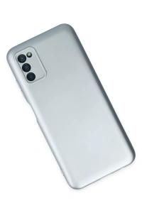Samsung Galaxy A03S Kılıf Nano içi Kadife Silikon - Sky Blue