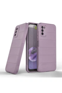 Samsung Galaxy A03S Kılıf Optimum Silikon - Mor