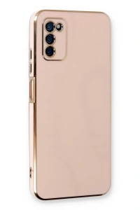 Samsung Galaxy A03S Kılıf Volet Silikon - Pembe