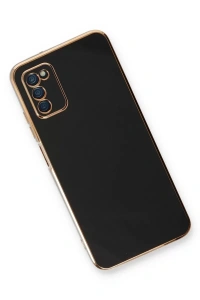 Samsung Galaxy A03S Kılıf Volet Silikon - Siyah