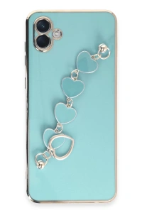 Samsung Galaxy A04 Kılıf Esila Silikon - Su Yeşili