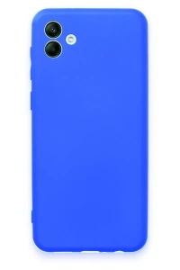 Samsung Galaxy A04 Kılıf First Silikon - Mavi