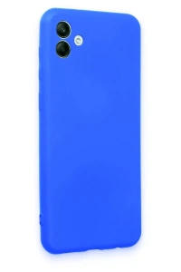 Samsung Galaxy A04 Kılıf First Silikon - Mavi