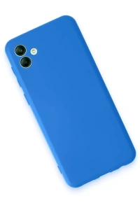 Samsung Galaxy A04 Kılıf First Silikon - Mavi