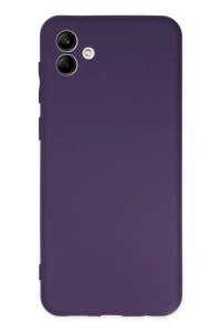 Samsung Galaxy A04 Kılıf First Silikon - Mor