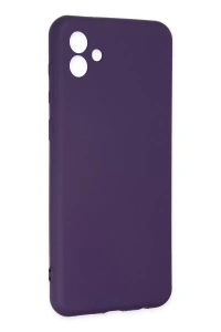 Samsung Galaxy A04 Kılıf First Silikon - Mor