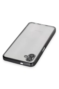 Samsung Galaxy A04 Kılıf Lensli Silikon - Siyah