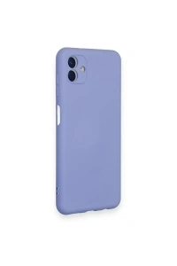 Samsung Galaxy A04 Kılıf Nano içi Kadife Silikon - Lila