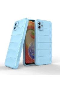 Samsung Galaxy A04 Kılıf Optimum Silikon - Sky Blue