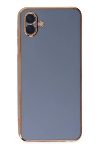 Samsung Galaxy A04 Kılıf Volet Silikon - Mavi