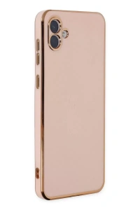 Samsung Galaxy A04 Kılıf Volet Silikon - Pembe