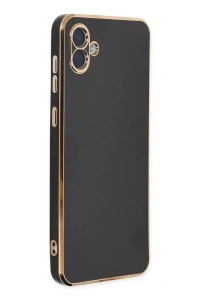 Samsung Galaxy A04 Kılıf Volet Silikon - Siyah