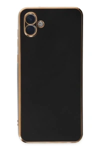 Samsung Galaxy A04 Kılıf Volet Silikon - Siyah