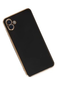 Samsung Galaxy A04 Kılıf Volet Silikon - Siyah