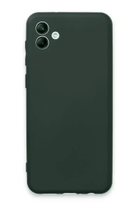 Samsung Galaxy A04E Kılıf First Silikon - Koyu Yeşil