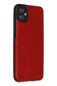Samsung Galaxy A04E Kılıf Loop Deri Silikon - Kırmızı