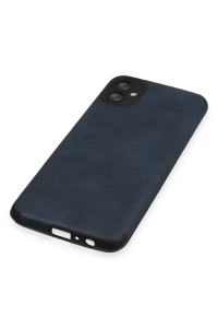Samsung Galaxy A04E Kılıf Loop Deri Silikon - Lacivert